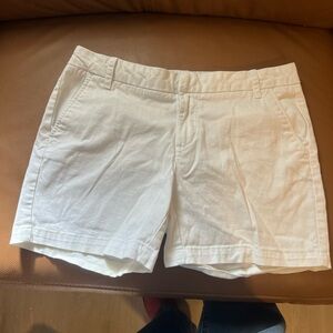 WOMENS WHITE CASLON CHINO SHORTS SIZE 12